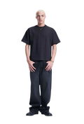 BLACK BAGGY DENIM UNISEX