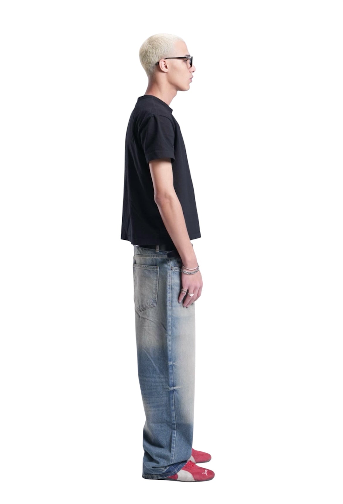 DIRTY BLUE BAGGY DENIM UNISEX