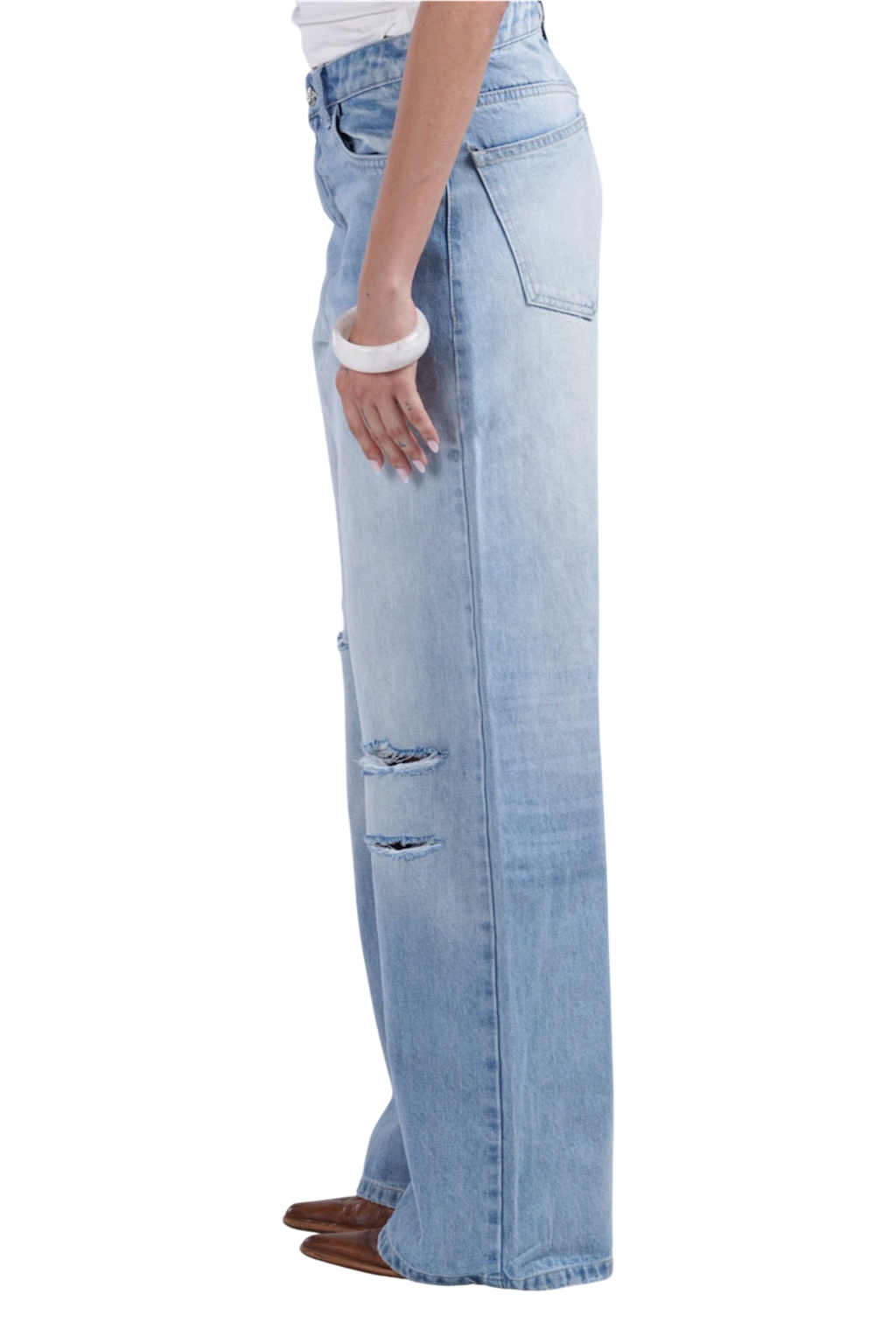 EXTRA WIDE LEG DENIM