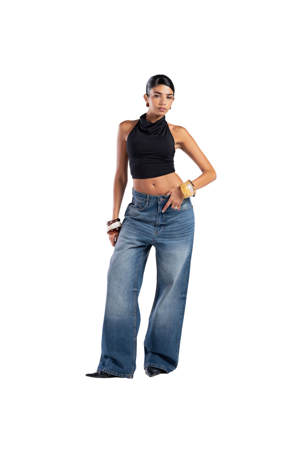 DARK BLUE BAGGY DENIM UNISEX