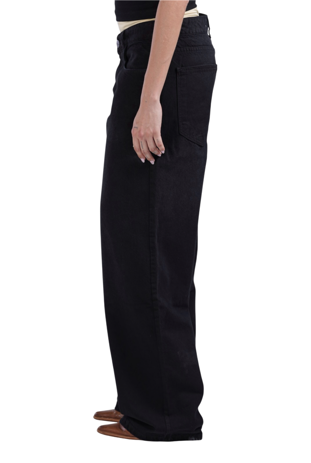 BLACK LOW WAIST