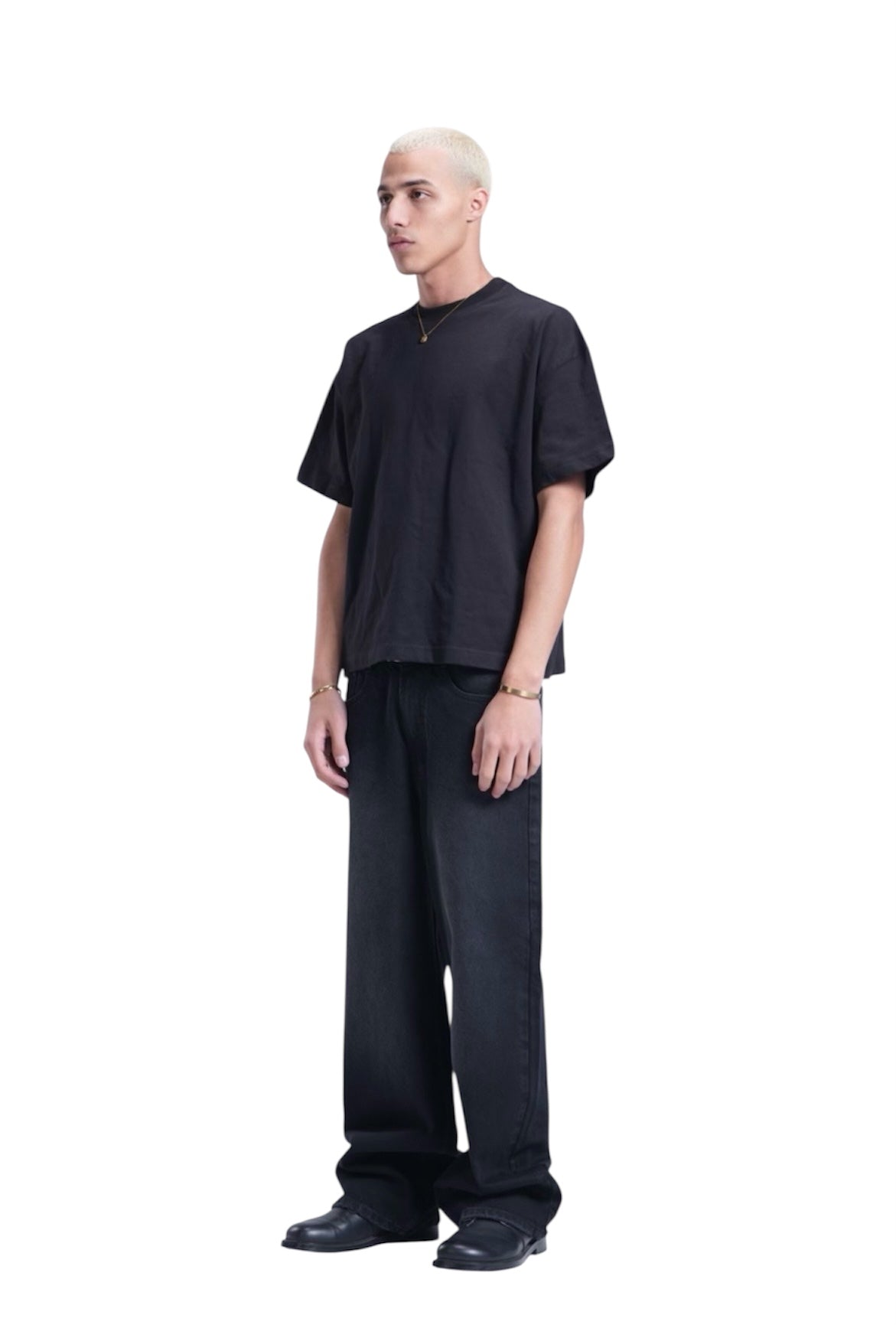 BLACK BAGGY DENIM UNISEX