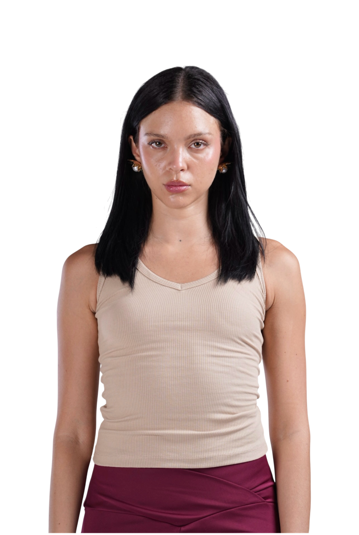 TANK TOP BEIGE