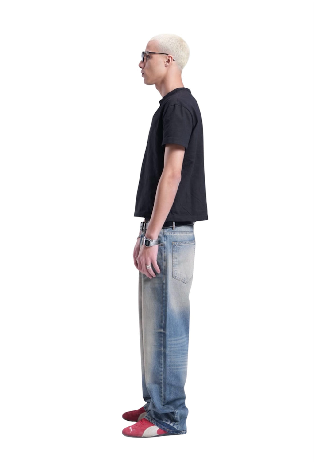 DIRTY BLUE BAGGY DENIM UNISEX