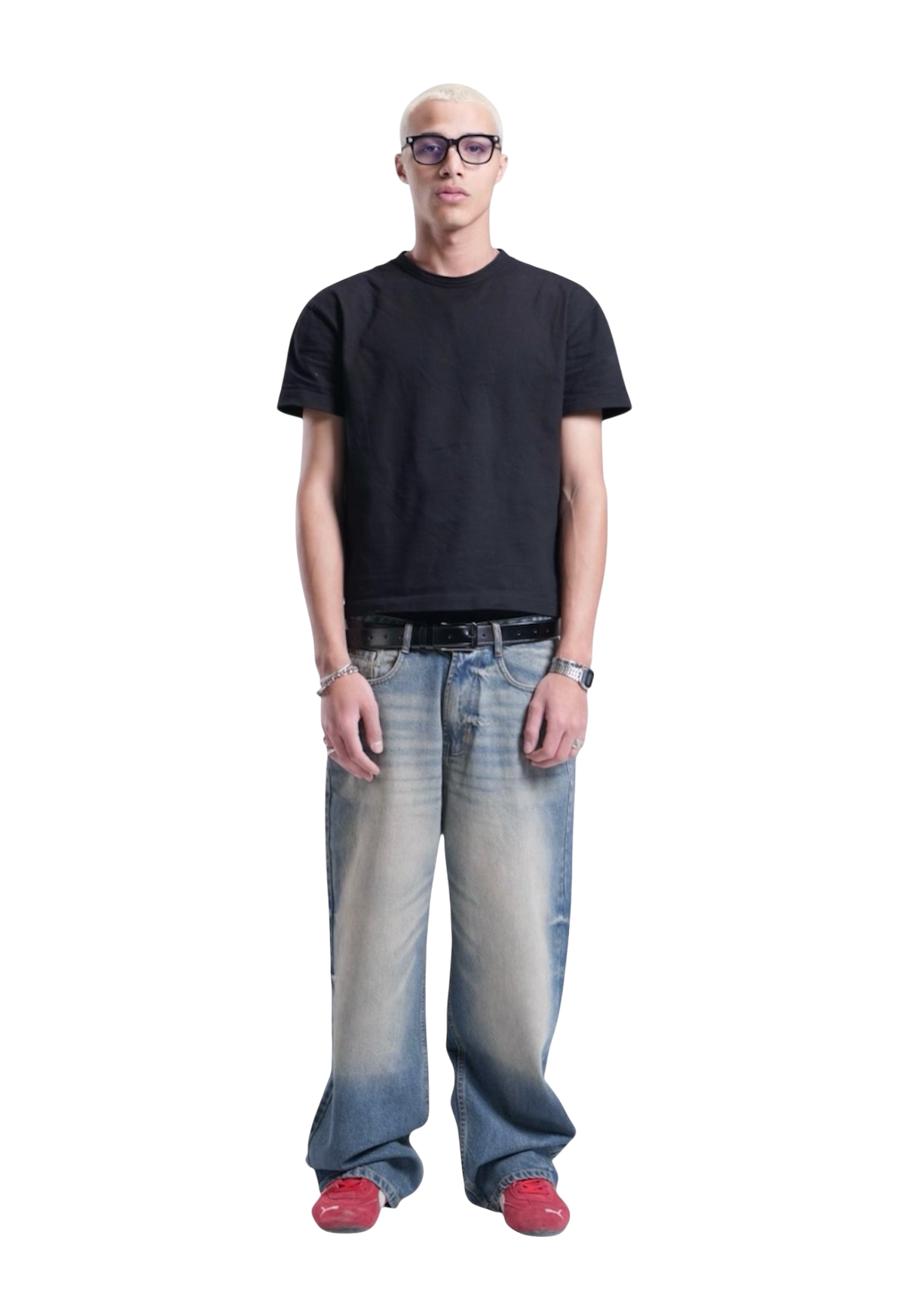 DIRTY BLUE BAGGY DENIM UNISEX