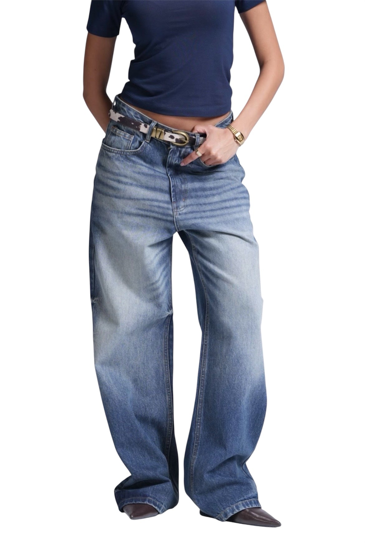 BLUE BAGGY DENIM UNISEX