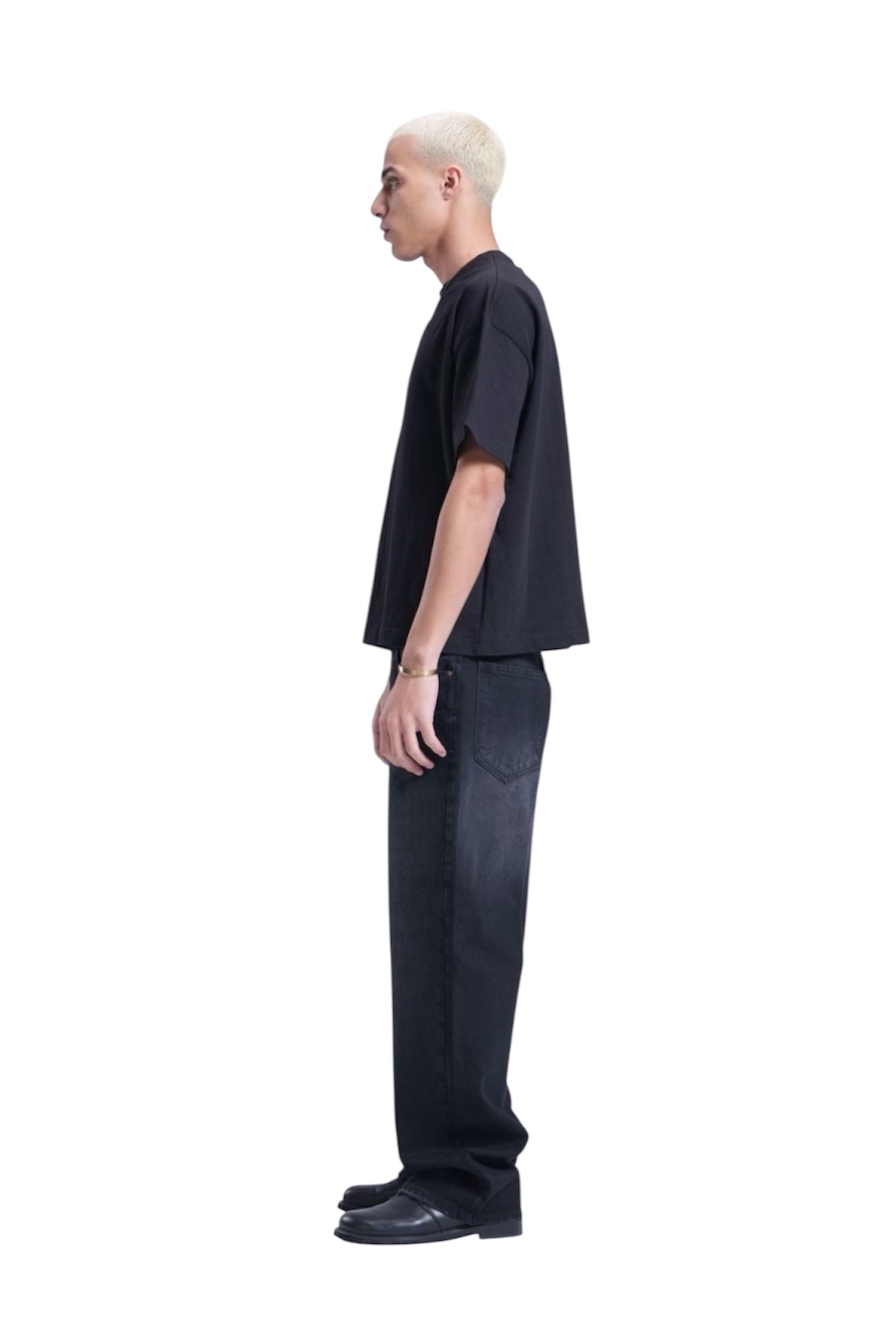BLACK BAGGY DENIM UNISEX
