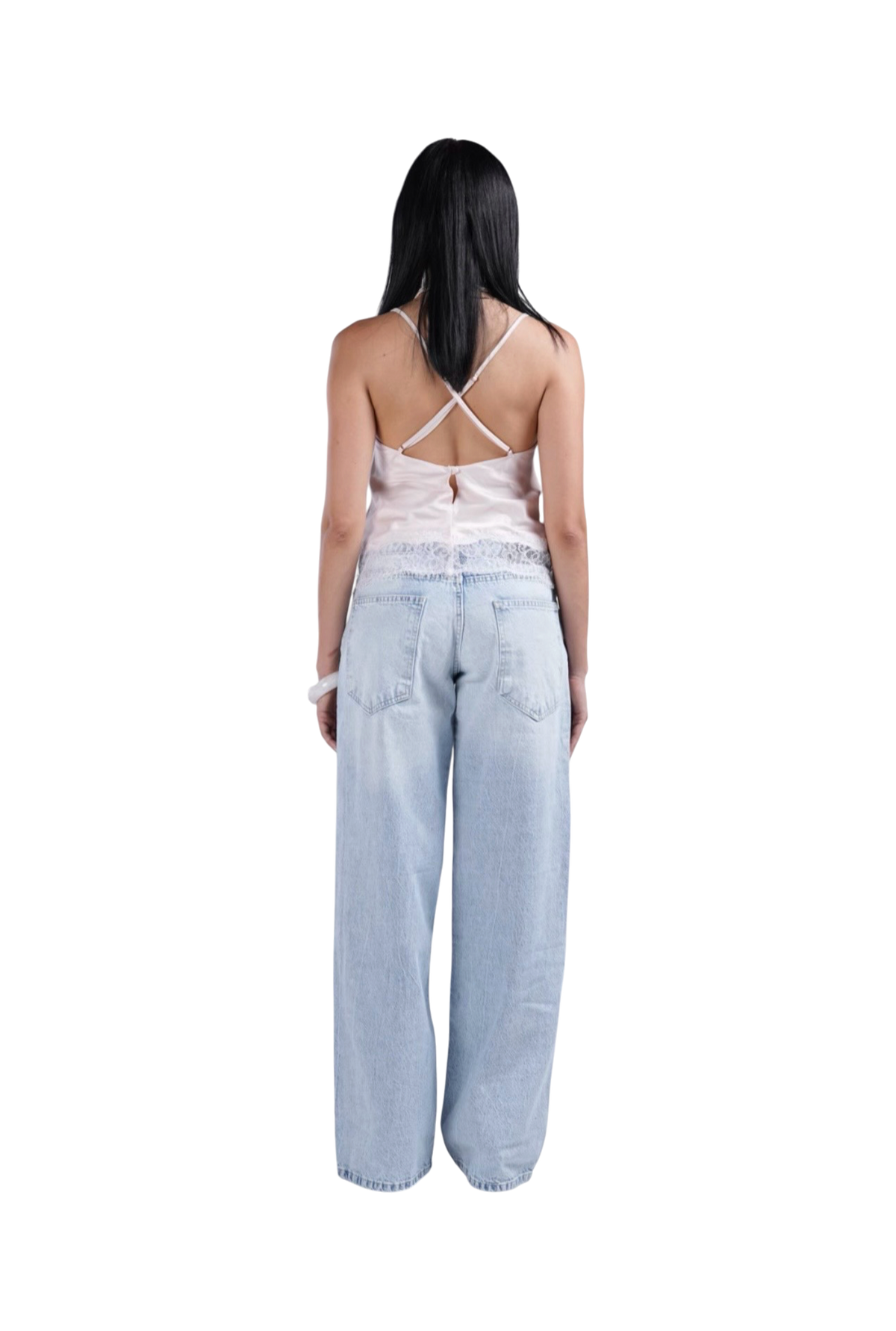 ICY LOW WASIT BAGGY DENIM