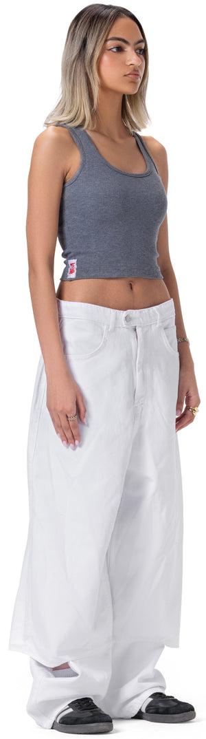 WHITE DENIM