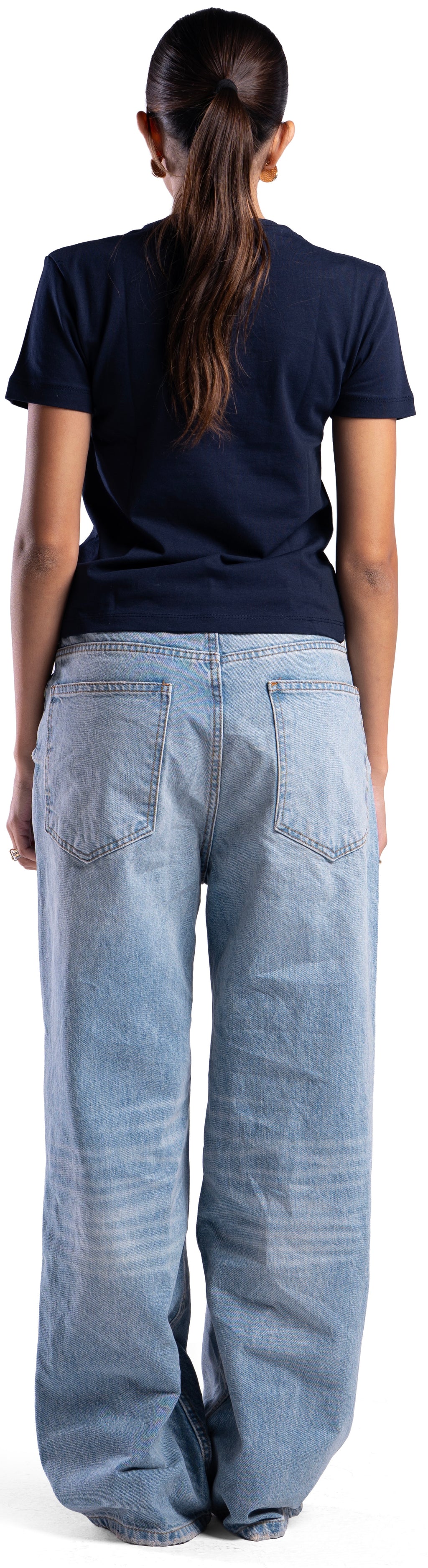 SKY WASH BAGGY DENIM UNISEX