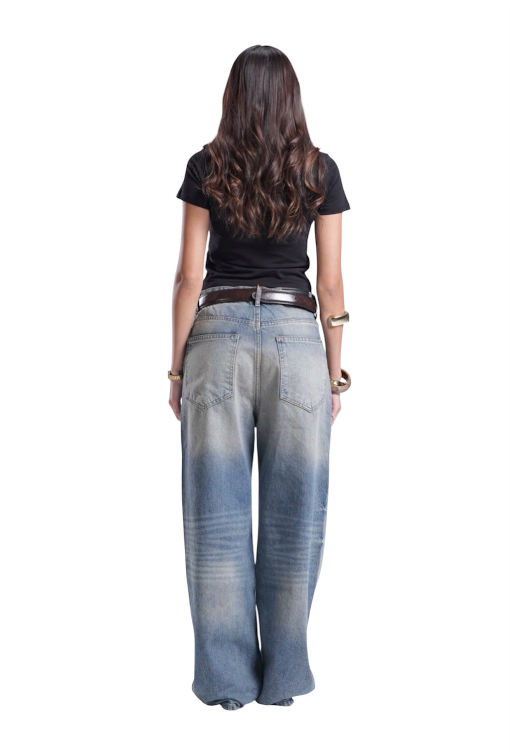 DIRTY BLUE BAGGY DENIM UNISEX