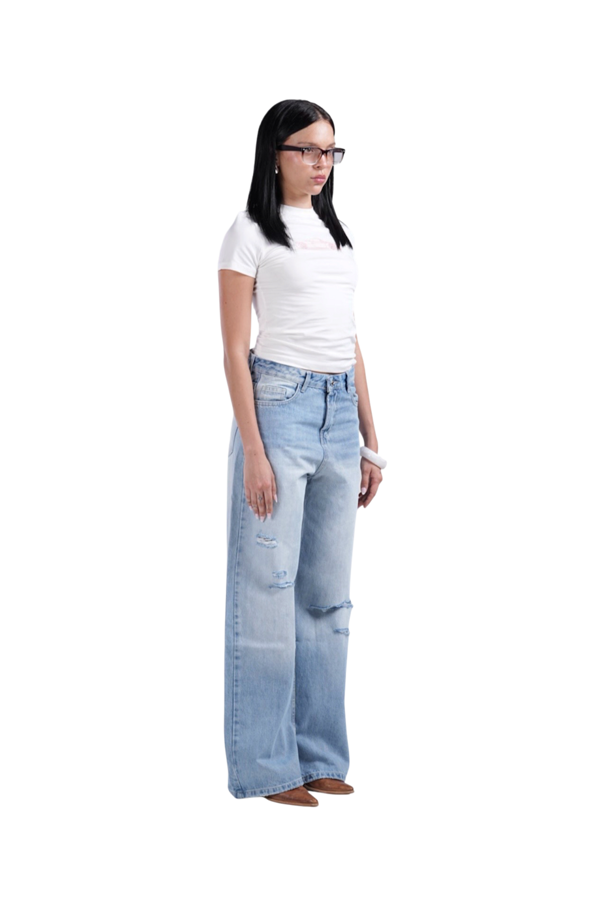 EXTRA WIDE LEG DENIM