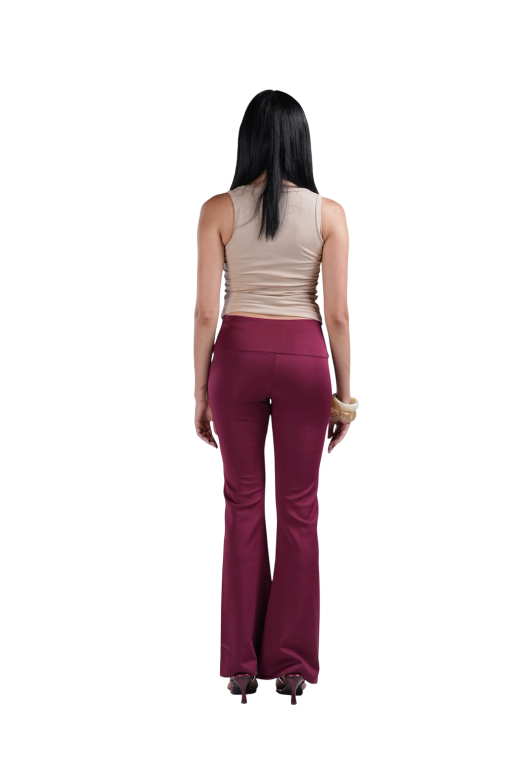 YOGA PANTS BURGUNDY