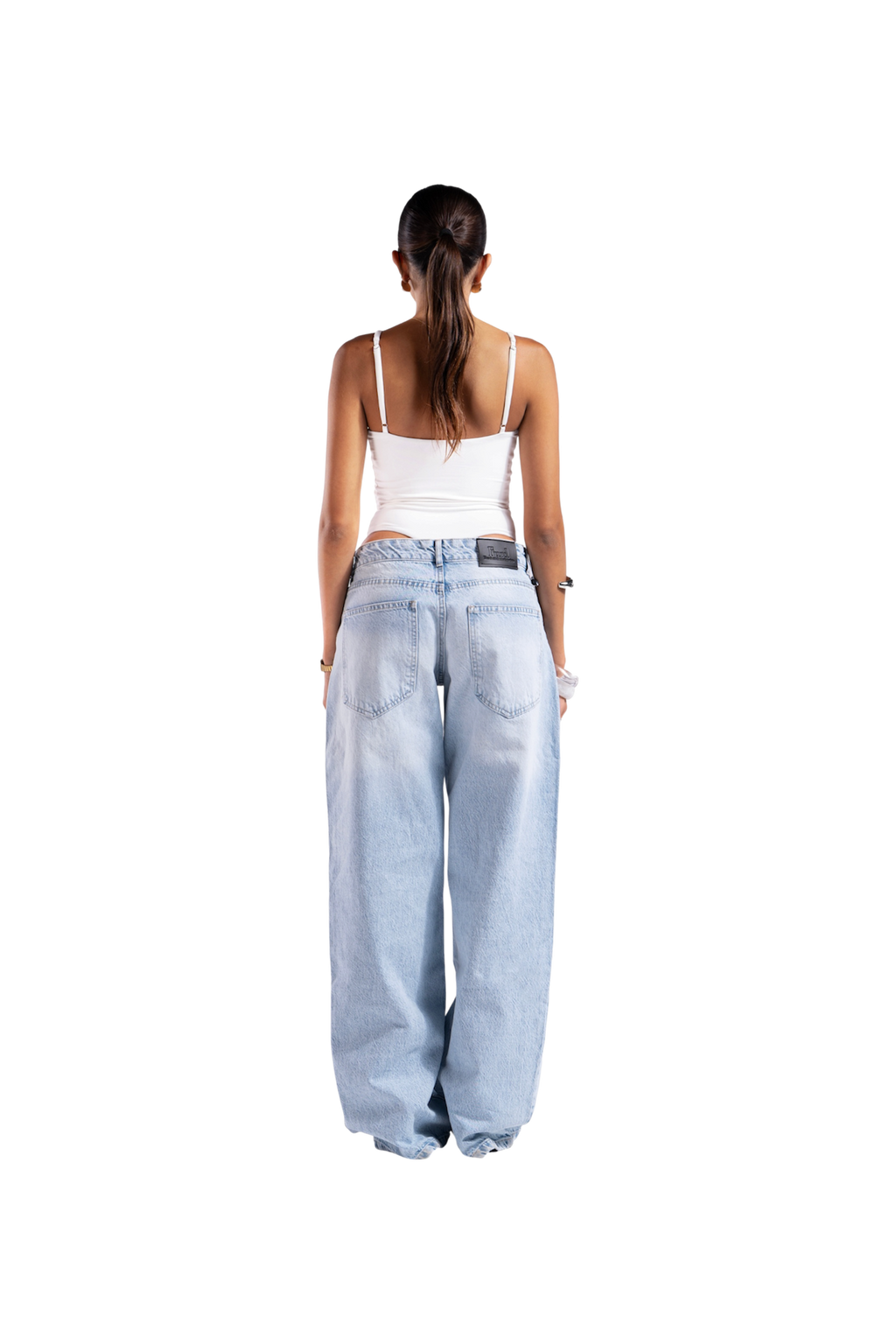 ICY LOW WASIT BAGGY DENIM