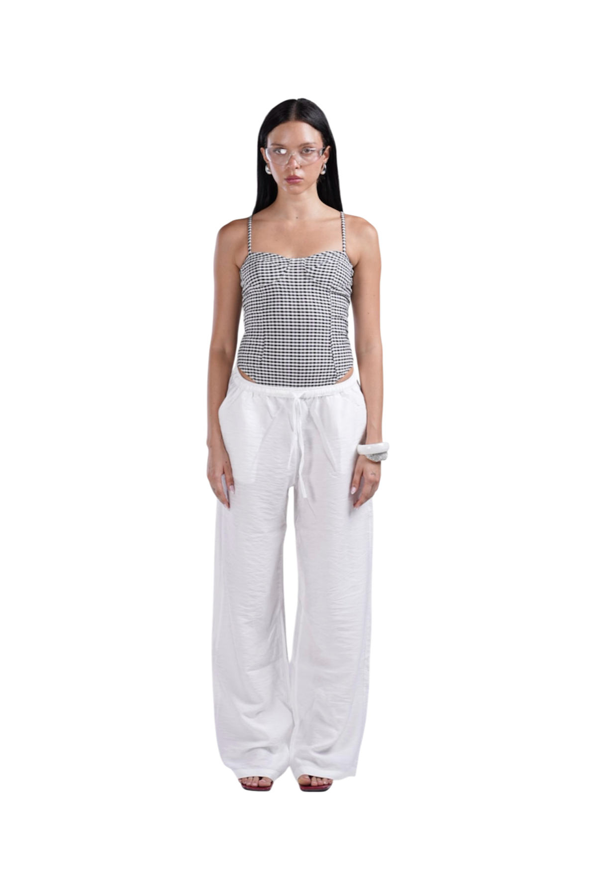 LINEN PANTS WHITE