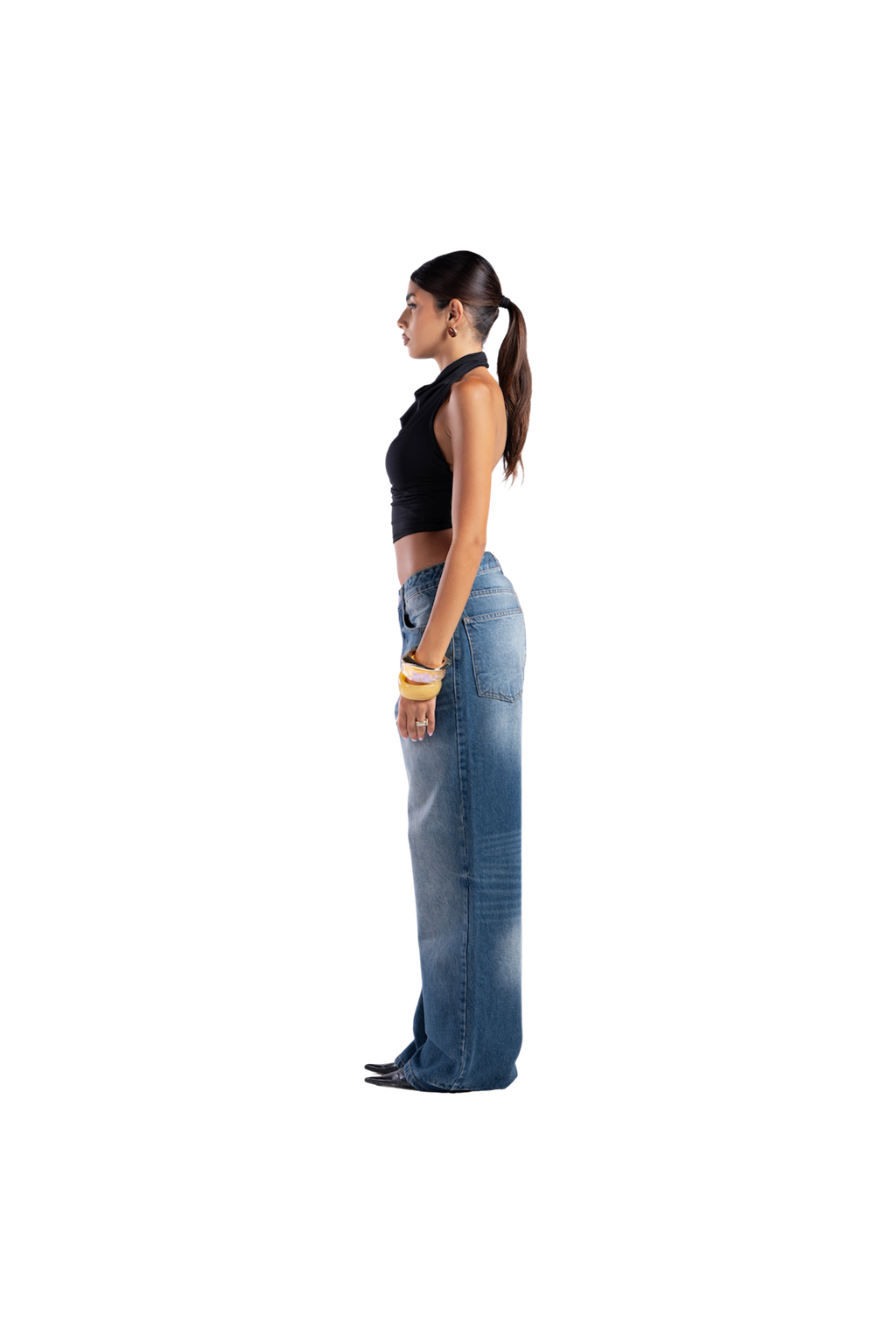DARK BLUE BAGGY DENIM UNISEX