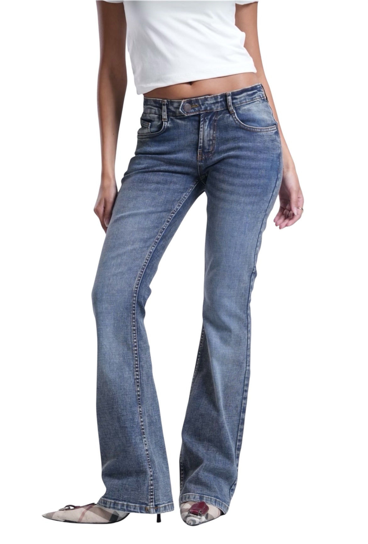 BLUE BOOTCUT