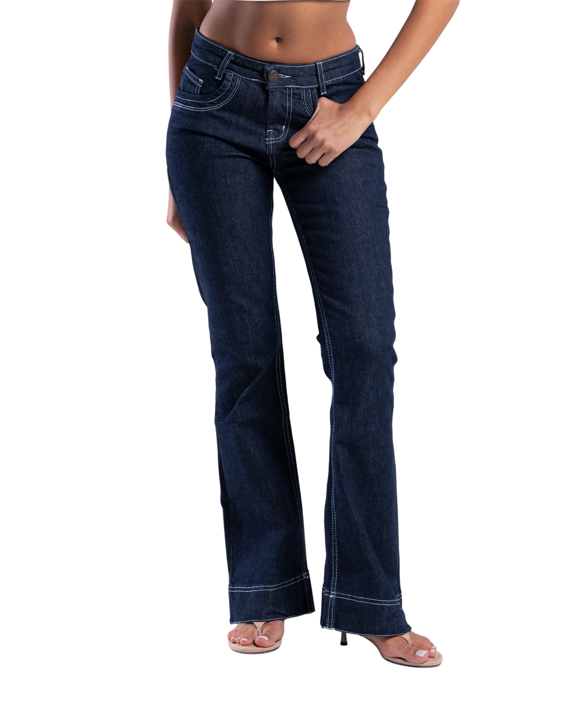 NAVY BLUE BOOTCUT