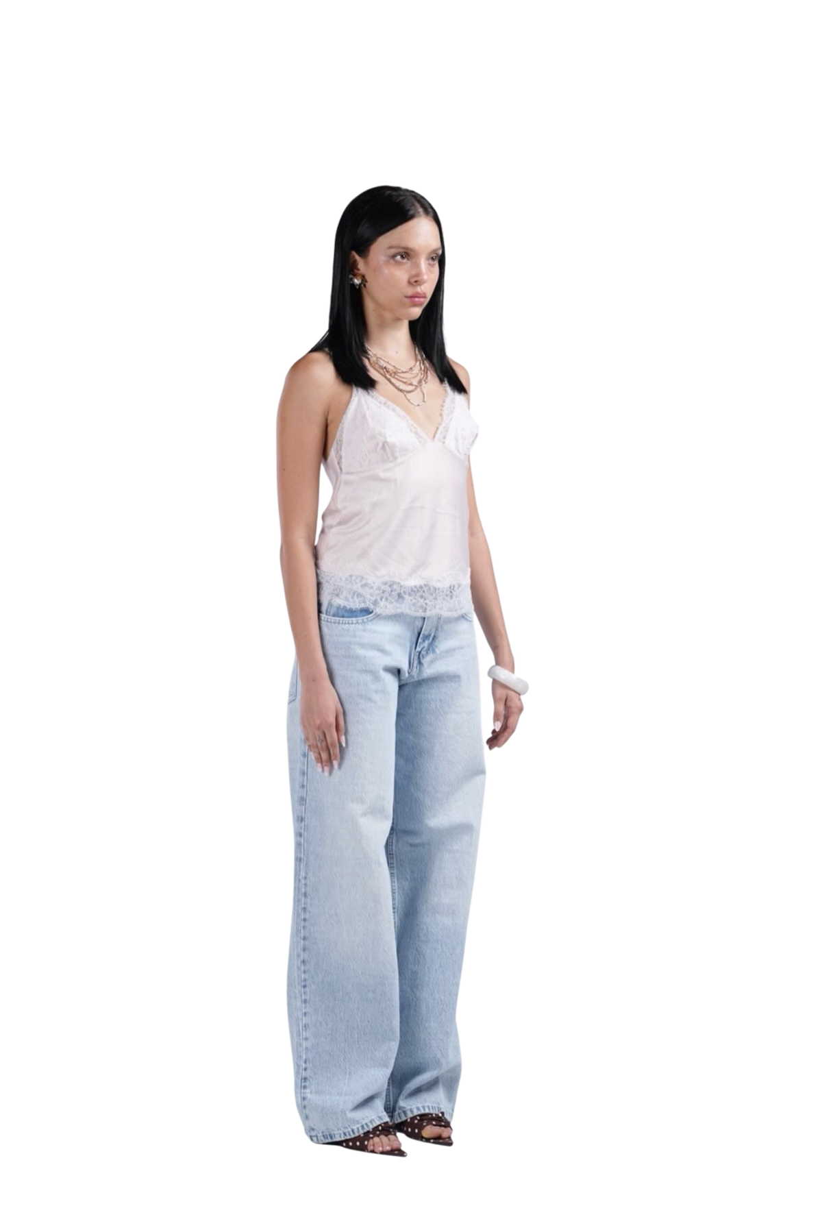 ICY LOW WASIT BAGGY DENIM