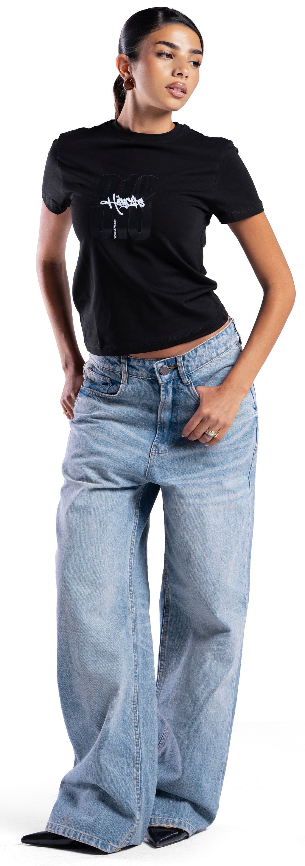 SKY WASH BAGGY DENIM UNISEX