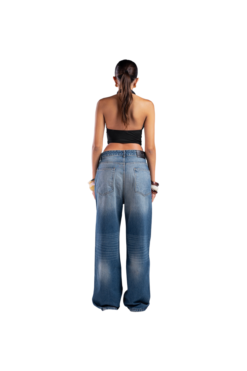 DARK BLUE BAGGY DENIM UNISEX