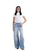 EXTRA WIDE LEG DENIM
