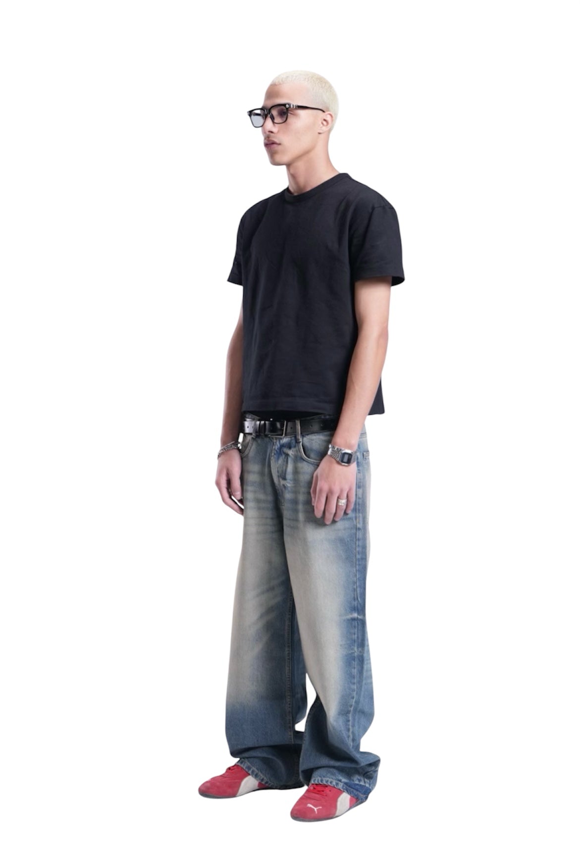 DIRTY BLUE BAGGY DENIM UNISEX