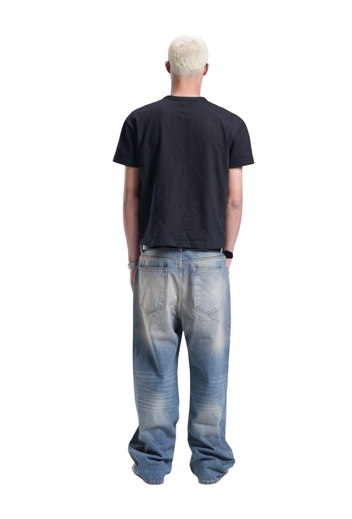 DIRTY BLUE BAGGY DENIM UNISEX