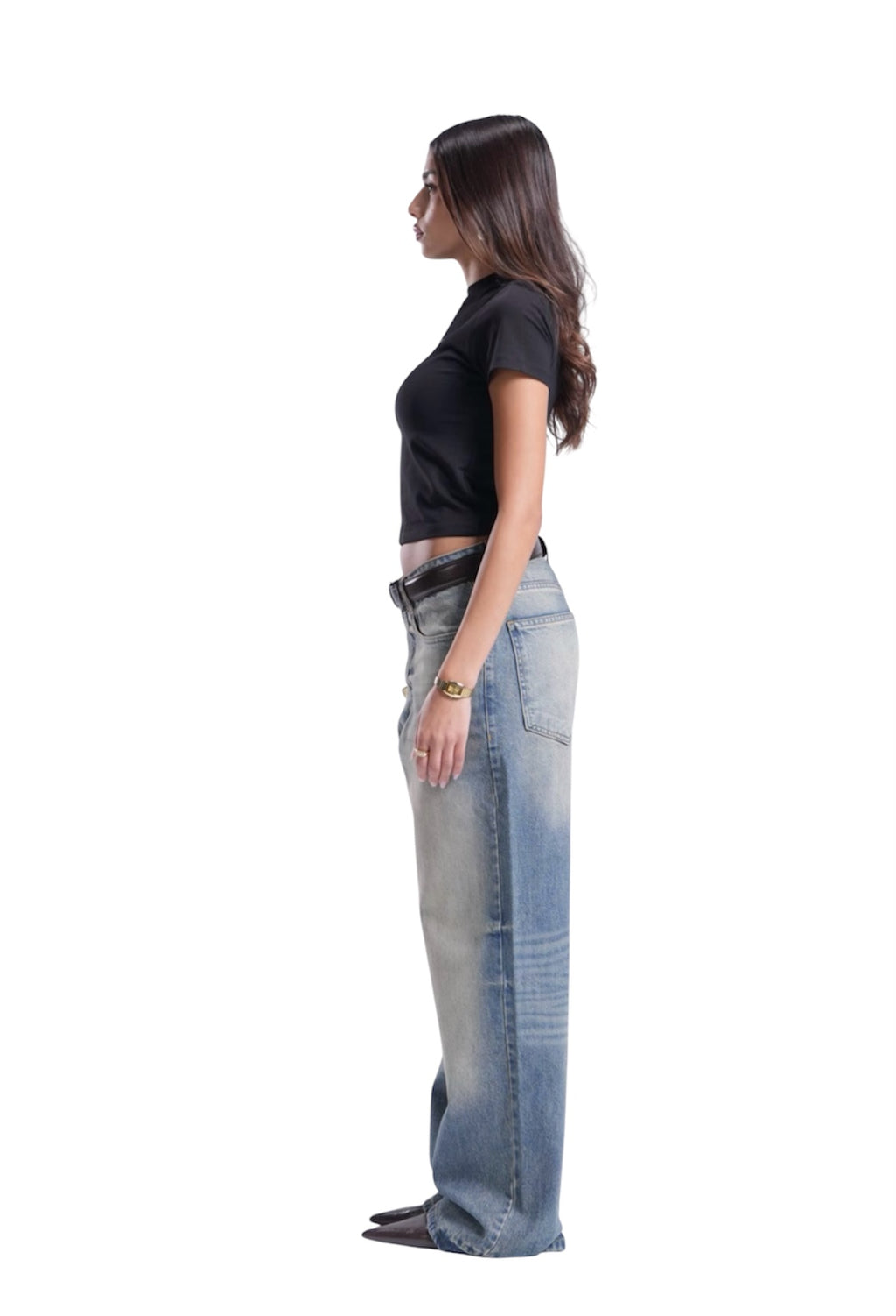 DIRTY BLUE BAGGY DENIM UNISEX