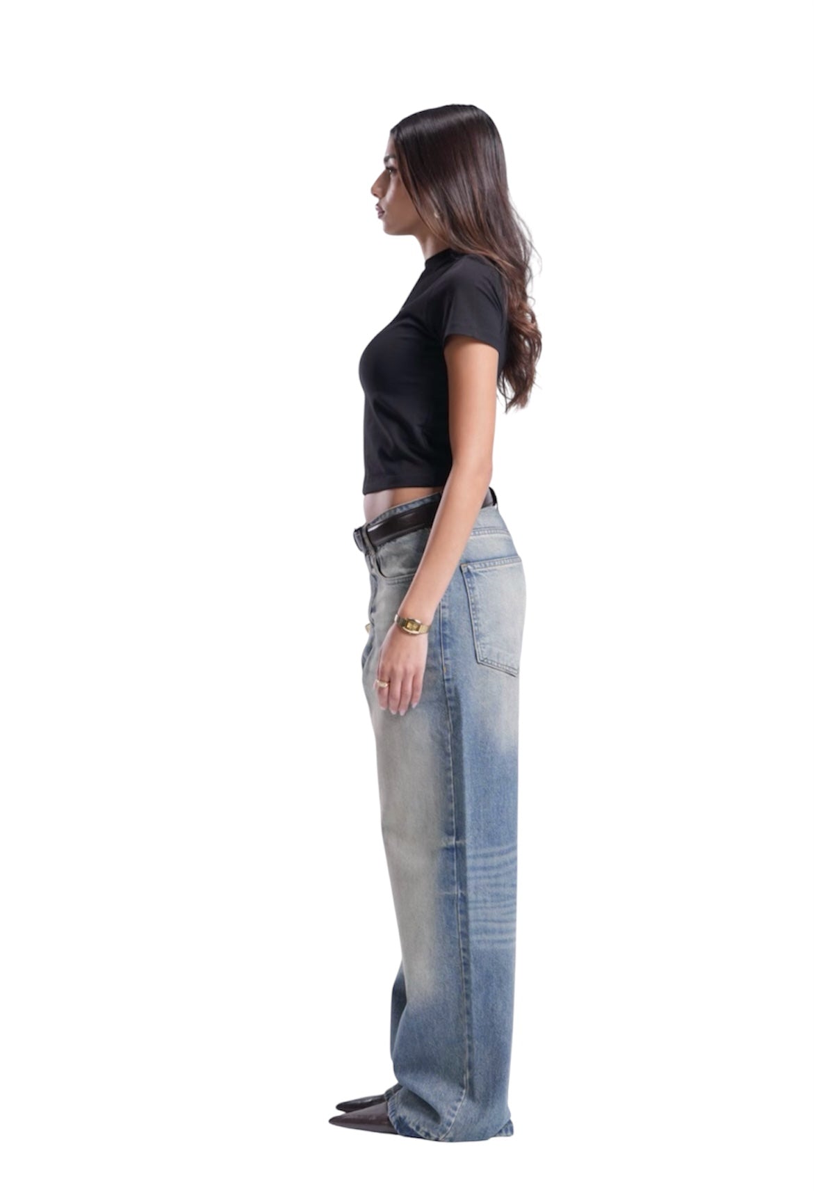 DIRTY BLUE BAGGY DENIM UNISEX