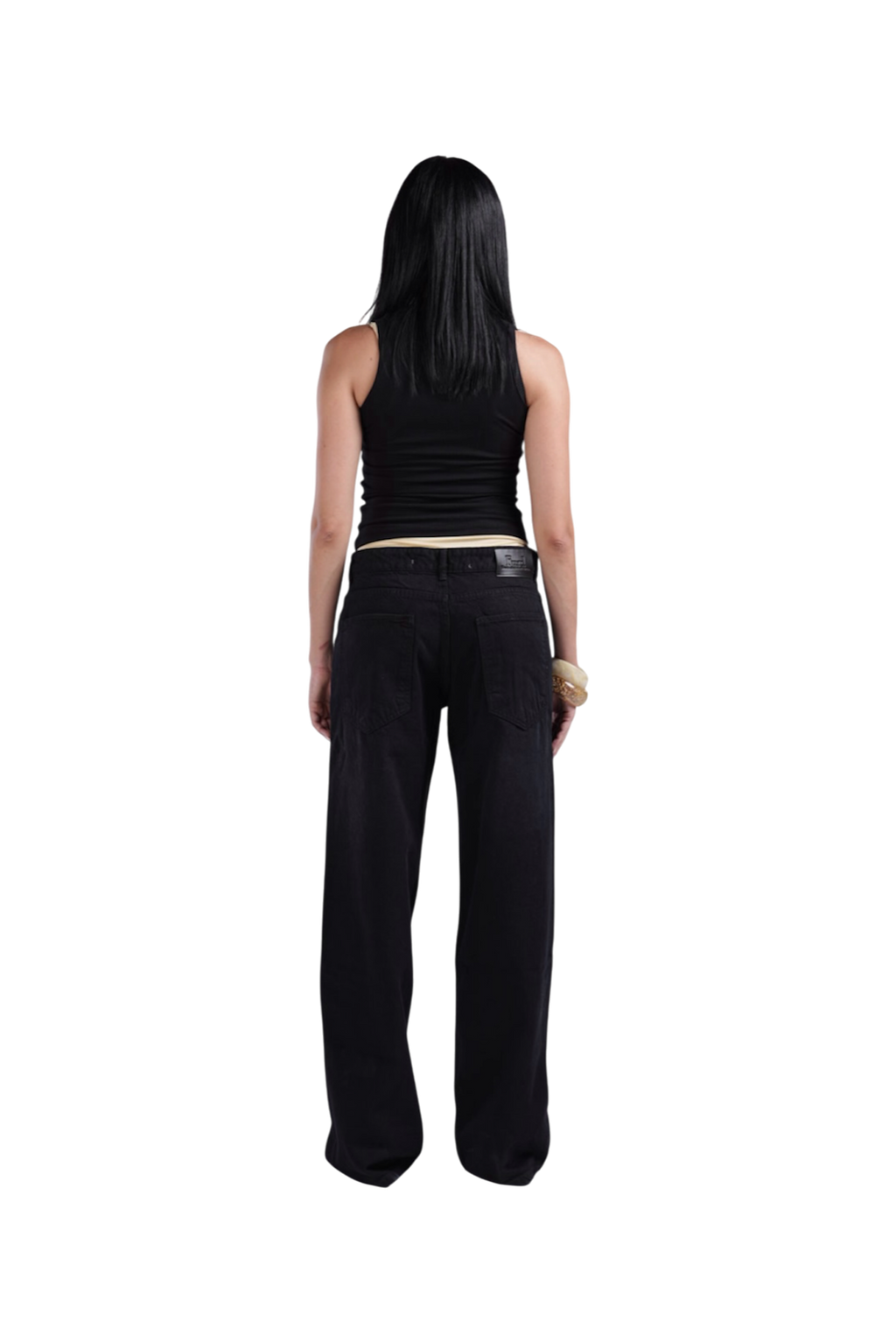 BLACK LOW WAIST