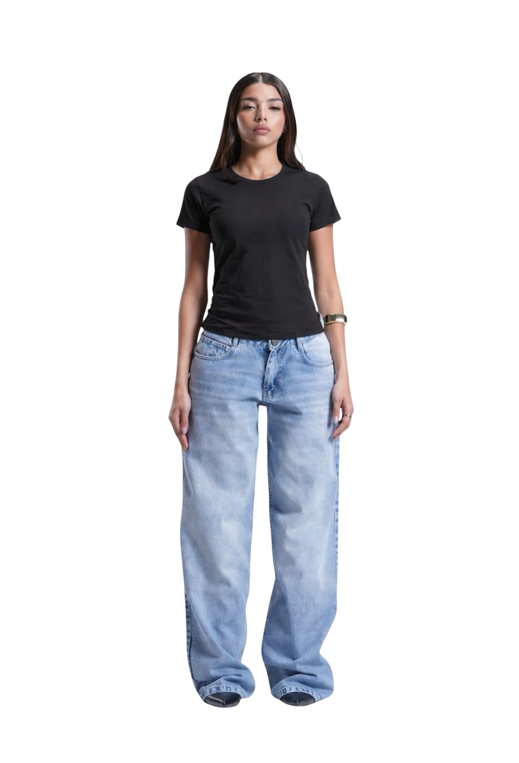 BLACK REGULAR BASIC TOP