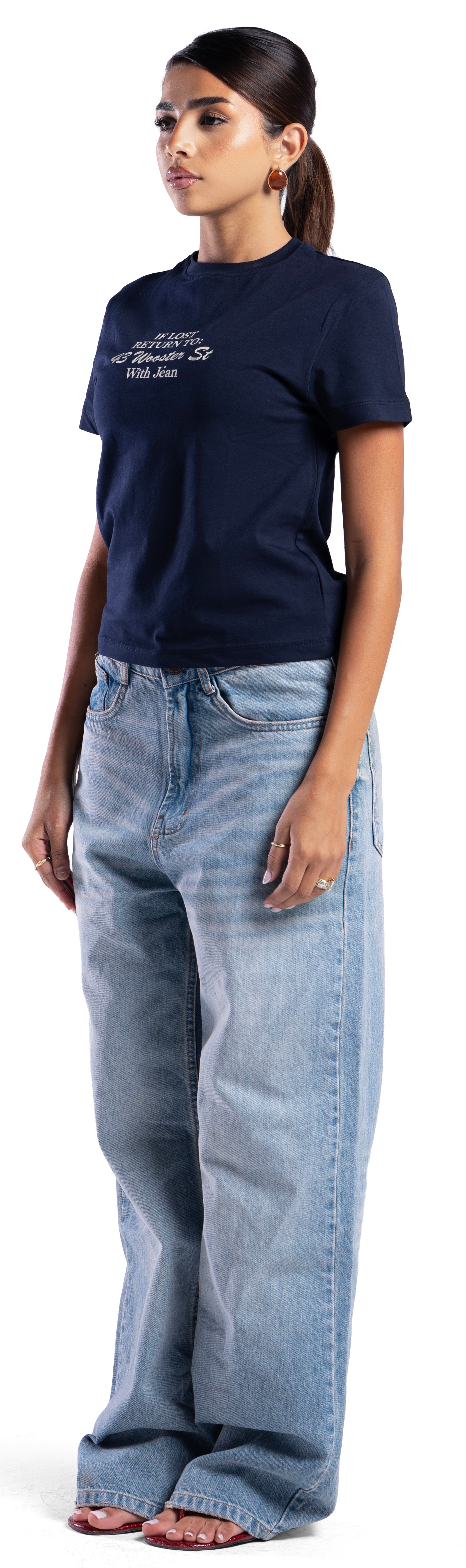 SKY WASH BAGGY DENIM UNISEX