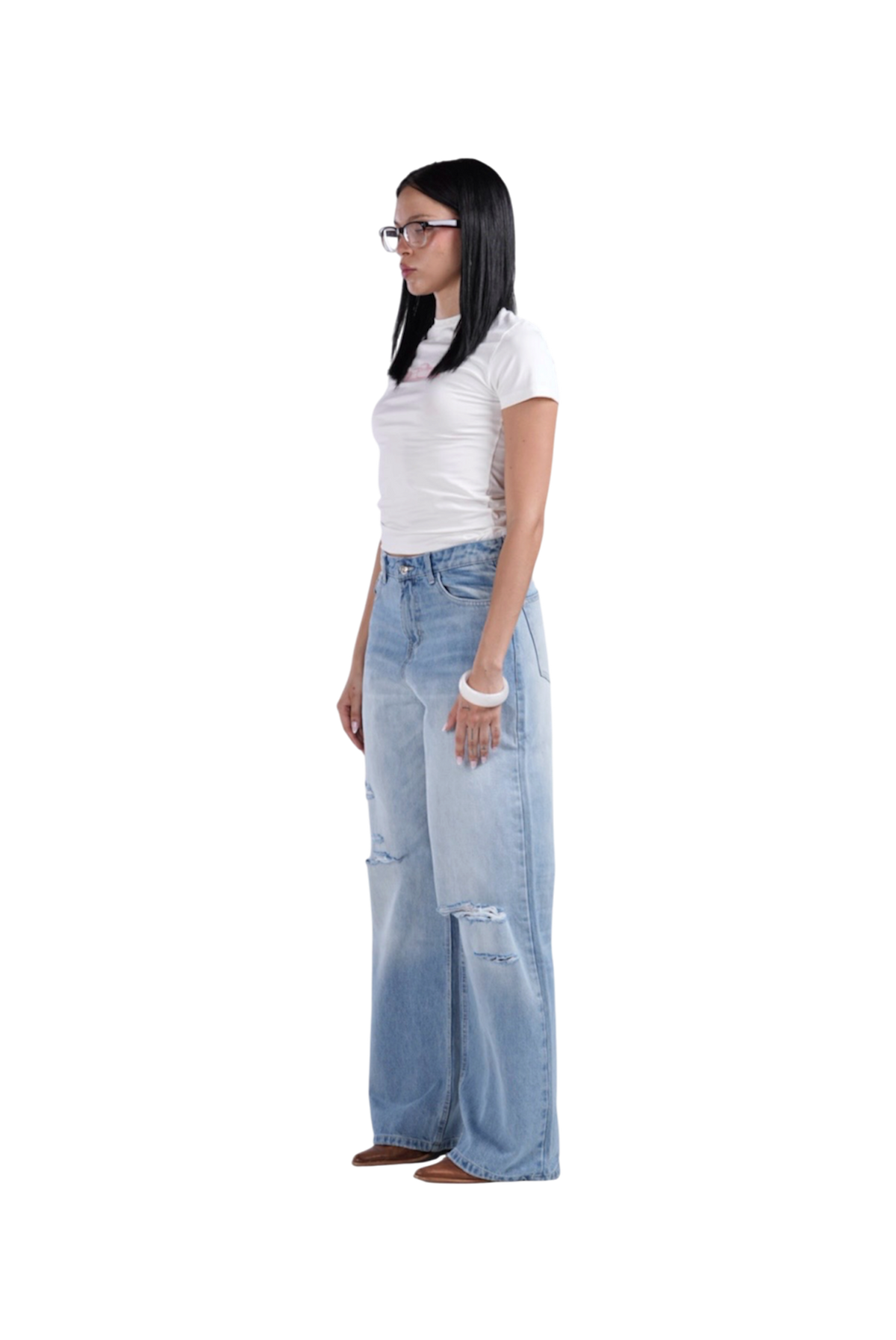 EXTRA WIDE LEG DENIM