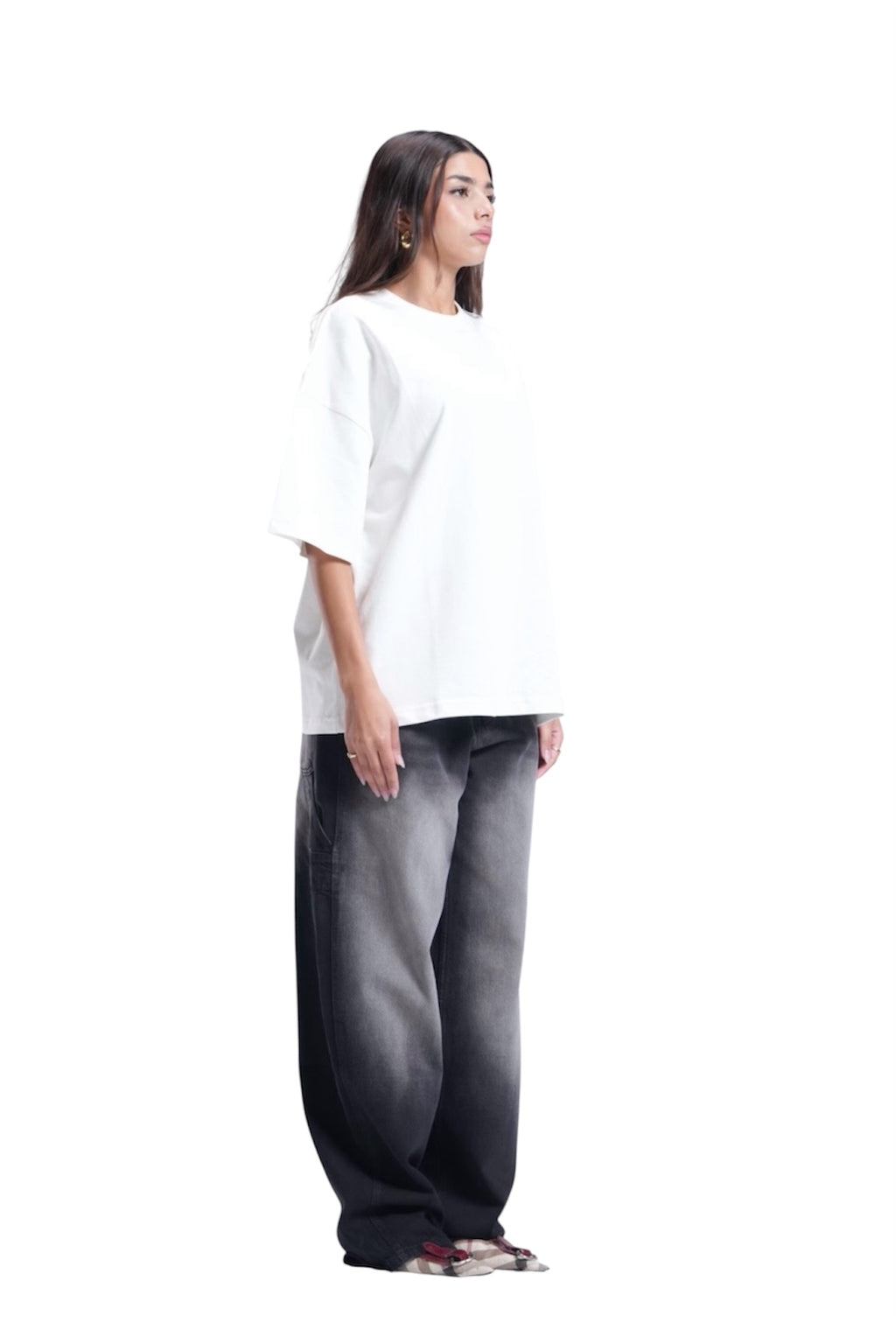 BLACK BAGGY DENIM JET