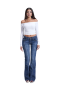 DARK BLUE BOOTCUT