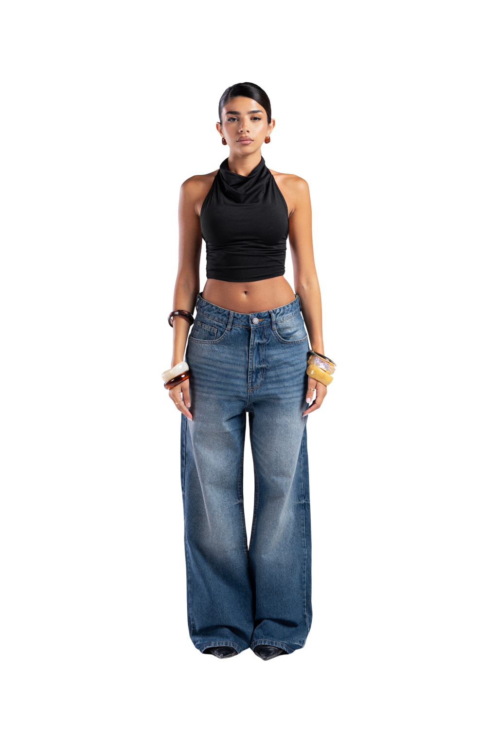 DARK BLUE BAGGY DENIM UNISEX
