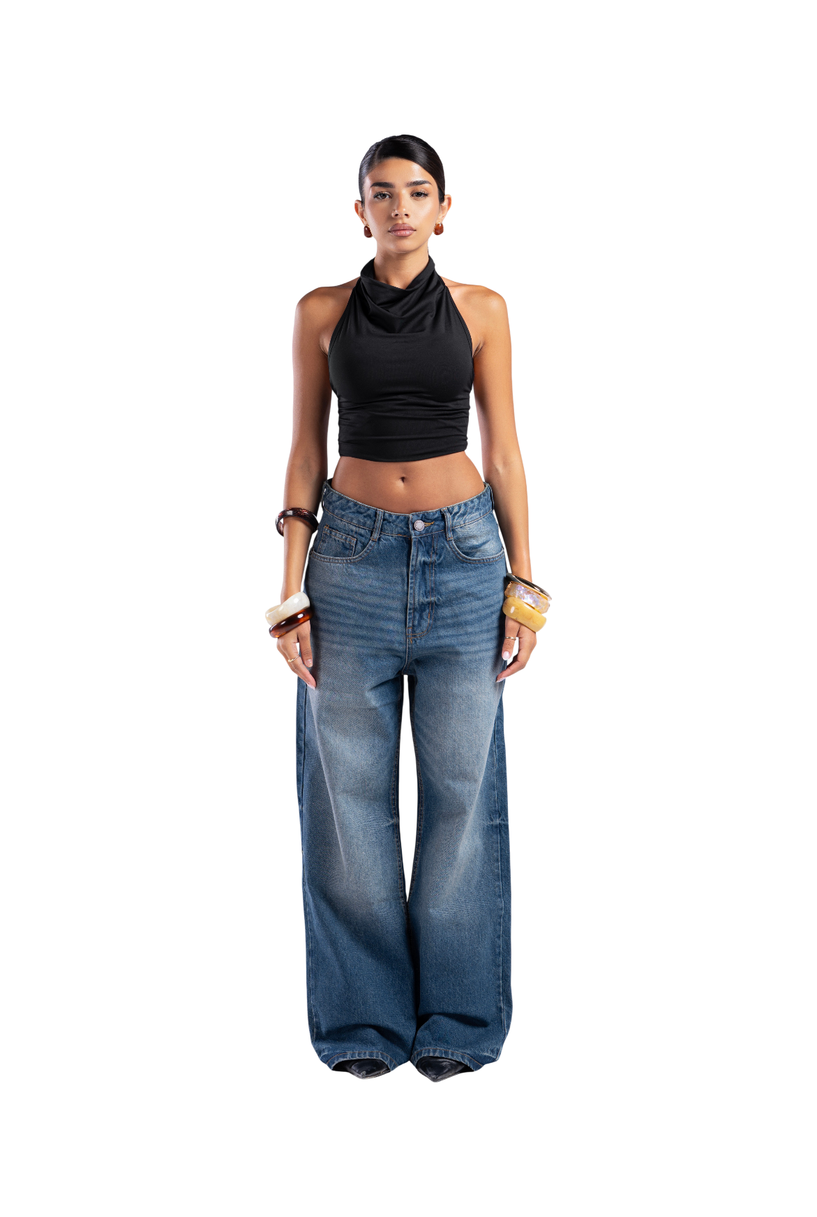 DARK BLUE BAGGY DENIM UNISEX