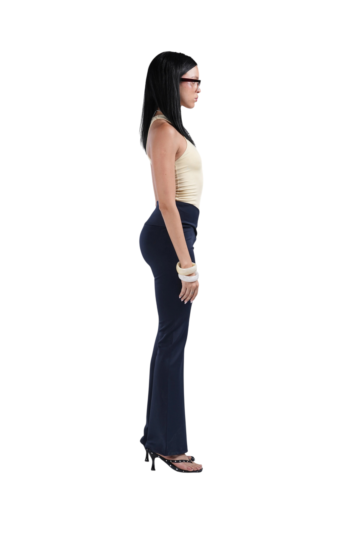 YOGA PANTS NAVY BLUE